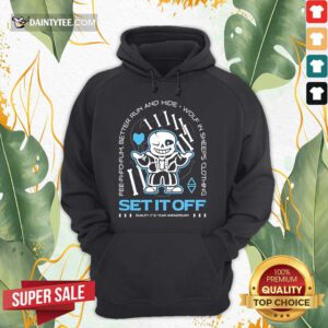 Original Set It Off Duality 10 Year Anniversary Undertale Sans Skeleton Hoodie