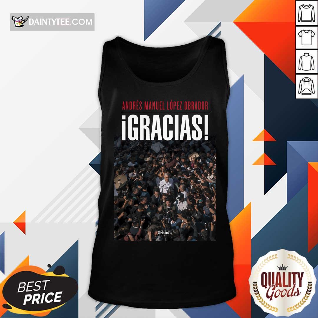 Premium Andres Manuel Lopez Obrador Igracias Tank-top