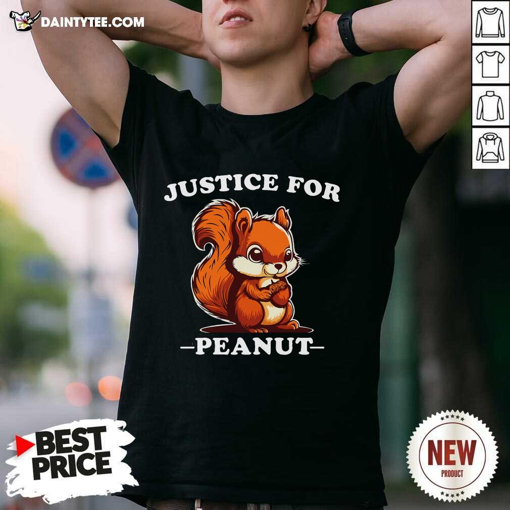 Good Cute Justice For Peanut T-Shirt