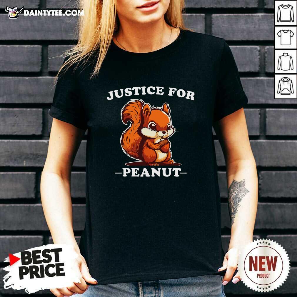 Good Cute Justice For Peanut V-neck