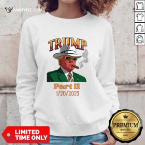 Nice Donald Trump Won Election Inauguration Maga Part 2 Sweater
