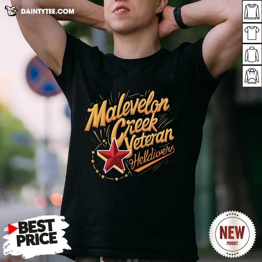 Pretty Malevelon Creek Veteran Helldivers T-Shirt