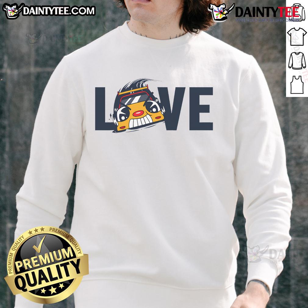 Adorable sweatshirt featuring a cute slot car design, perfect for slot car and RC car enthusiasts. Ideal for sports fans!