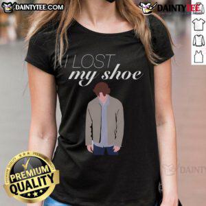 Funny I Lost My Shoe Sam Winchester ladies tee featuring a playful design and vibrant colors for Supernatural fans.