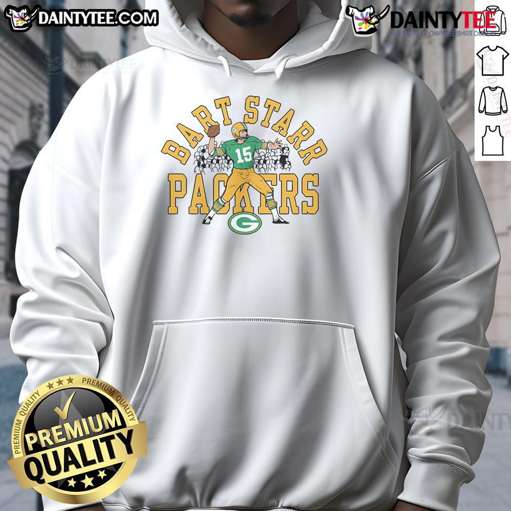 Good Packers Homage 15 The Starr Hoodie featuring a vintage design and vibrant colors, perfect for Green Bay fans.