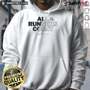 Alternative view of Awesome All Runners Count Run Strong Run T-Shirt