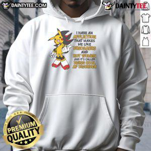 Alt Text: Awesome Cool AF Disorder Shadowchu Pikachu Shadow The Hedgehog hoodie design featuring vibrant graphics and bold colors.