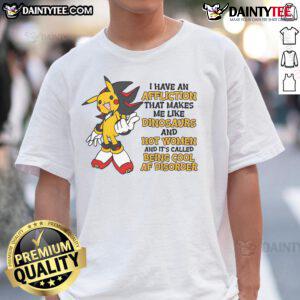 Alt Text: Awesome Cool Af Disorder Shadowchu Pikachu Shadow The Hedgehog T-Shirt featuring a unique design of Pikachu and Shadow.