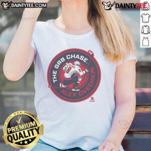 Awesome Washington Capitals Alexander Ovechkin ladies tee featuring vibrant team colors and stylish design for fans.