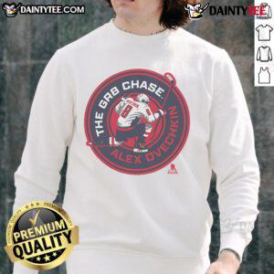 Alt Text: Awesome Washington Capitals Alexander Ovechkin sweatshirt featuring team colors and logo, perfect for fans.