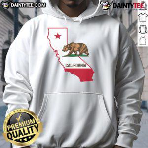 Stylish Good California State Bear Flag Hoodie featuring iconic bear design, perfect for California pride and casual wear.