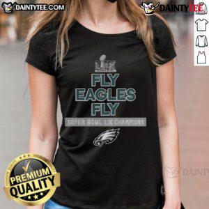 Good Nike Philadelphia Eagles Super Bowl Champs ladies tee in green, celebrating the team's championship victory.