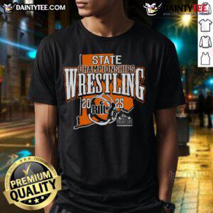 Good Riil Wrestling States T-Shirt featuring bold graphics and a comfortable fit for wrestling fans and athletes.