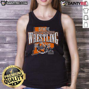 Good Riil Wrestling States tank top featuring a bold design, perfect for wrestling enthusiasts and fans of the sport.