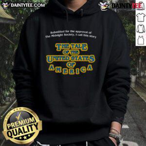 Alt Text: A captivating USA hoodie displayed prominently, symbolizing 'The Tale of the USA Hoodie' for the Midnight Society.