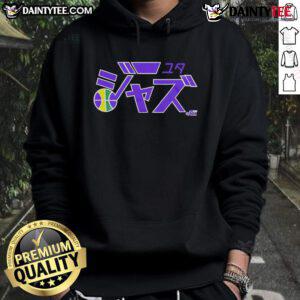 Hot 2025 NBA All-Star Game Utah Jazz logo on a stylish Japanese hoodie, perfect for fans and collectors.
