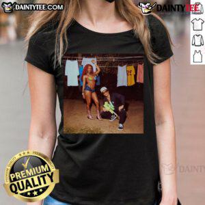 Alt Text: Hot Fat Juicy Wet Throw It Up Bruno Mars and Sexyy Red Ladies Tee featuring vibrant colors and stylish design.