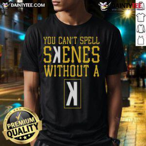 Hot Pittsburgh Pauls Skenes Can't Spell Skenes Without A K T-Shirt featuring bold text and vibrant colors, perfect for fans.
