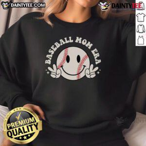 Stylish Nice Baseball Mom Era Sweatshirt in vibrant colors, perfect for supporting your team at the game.