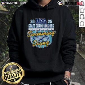 Nice DIAA Swimming and Diving Hoodie in vibrant colors, perfect for aquatic athletes and enthusiasts.