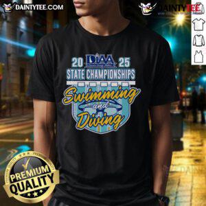 Nice Diaa swimming and diving t-shirt featuring vibrant graphics and comfortable fit for aquatic enthusiasts.
