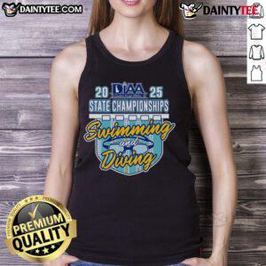 Stylish Nice DIAA Swimming and Diving tank top featuring vibrant colors and a comfortable fit, perfect for summer activities.