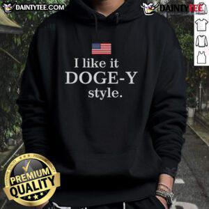 Nice I Like It Dogey Style Doge Hoodie featuring a playful Doge graphic, perfect for meme lovers and cozy fashion.