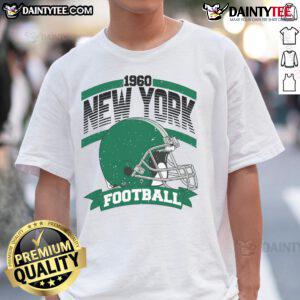 Awesome New York 1960 Football Team Supporter T-Shirt featuring vintage design and bold graphics for fans.