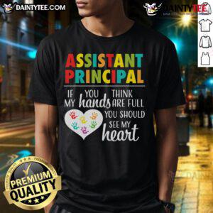 Cute Assistant Principal Appreciation T-Shirt featuring a fun design celebrating school leadership and support for educators.