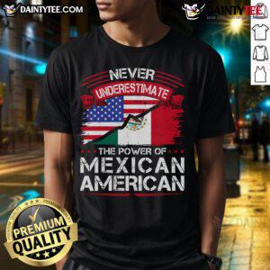 Alt Text: Cute Mexican American T-shirt featuring the Mexico flag, celebrating Mexican roots and culture in stylish fashion.