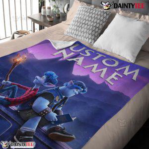 Disney Pixar Onward Poster Blanket Fleece Customized Blanket