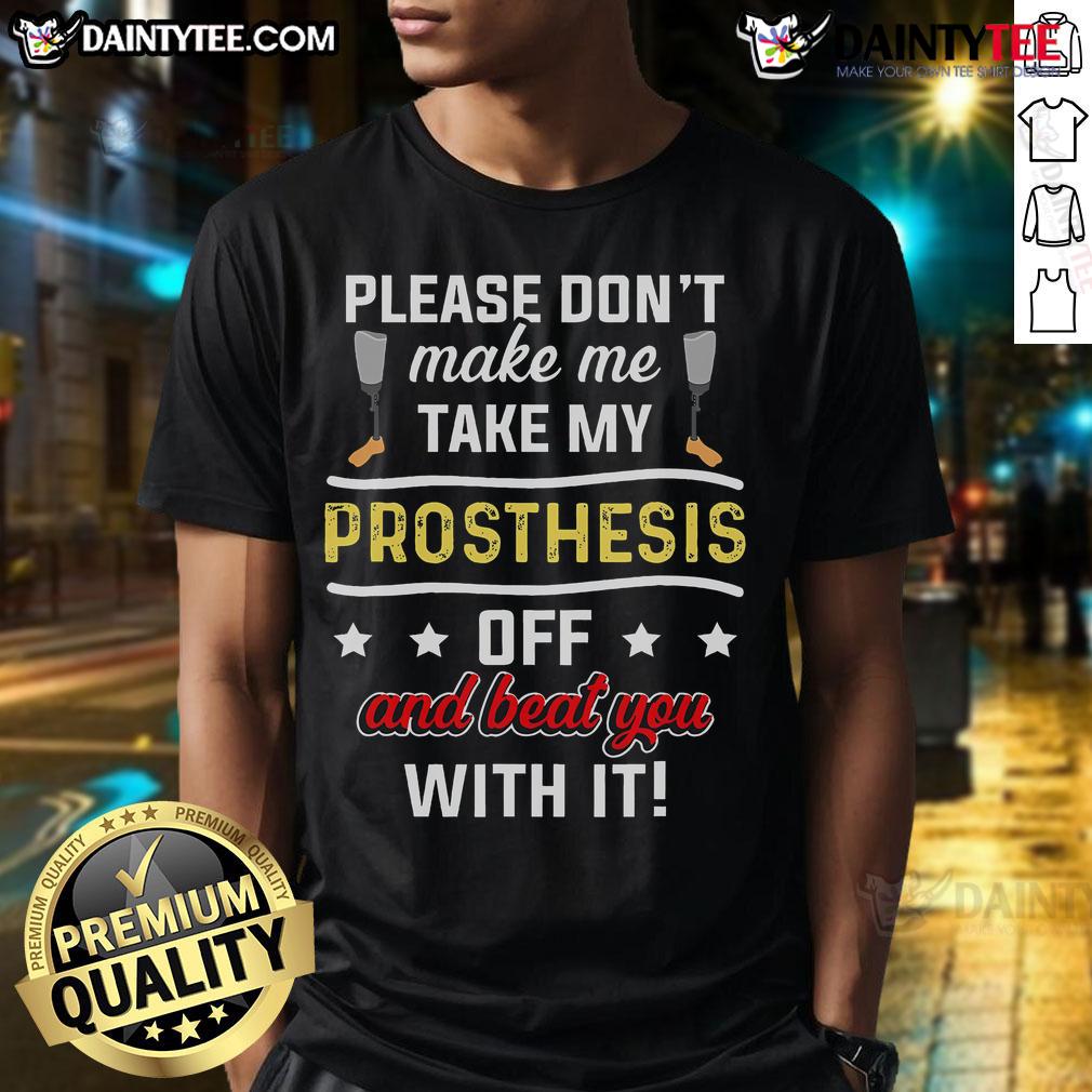 Funny Ampu Humor Beat Leg Arm Recovery T-Shirt featuring a humorous design for amputee motivation and support.