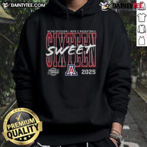 Alternative view of Good Arizona Wildcats 2025 NCAA Men's Basketball Tournament March Madness Sweet 16 T-Shirt