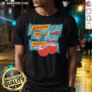 Good Daily Grind Power Berry T-Shirt featuring a vibrant berry design, perfect for casual wear and fitness enthusiasts.