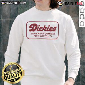 Alt Text: Good Dickies Workwear Company sweatshirt from Fort Worth, TX, featuring a durable design perfect for work and casual wear.