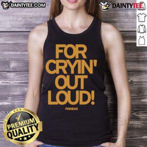 Good Finneas For Cryin' Out Loud tank top featuring a stylish design, perfect for fans and casual wear.