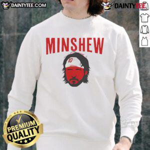 Good Gardner Minshew Kansas City Chiefs NFL football big face head sweatshirt featuring vibrant team colors and logo.
