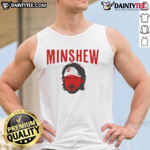 Good Gardner Minshew tank top featuring a big face design, perfect for Kansas City Chiefs NFL football fans.