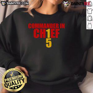 Good Kansas City Commander in Chief sweatshirt featuring bold design and comfortable fit for fans.