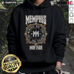 Alt Text: Good Memphis May Fire Target 2007 hoodie featuring a bold graphic design in black and red colors.