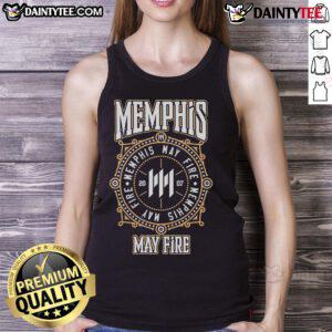 Good Memphis May Fire Target 2007 tank top featuring bold graphic design and vibrant colors, perfect for music fans.
