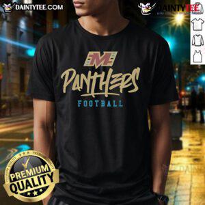Stylized text T-Shirt featuring 'Good Michigan Panthers' design, perfect for fans and casual wear.