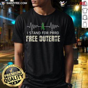 Alt Text: Good Philippines Free Duterte Supporter President T-Shirt featuring bold graphics and vibrant colors promoting Duterte.