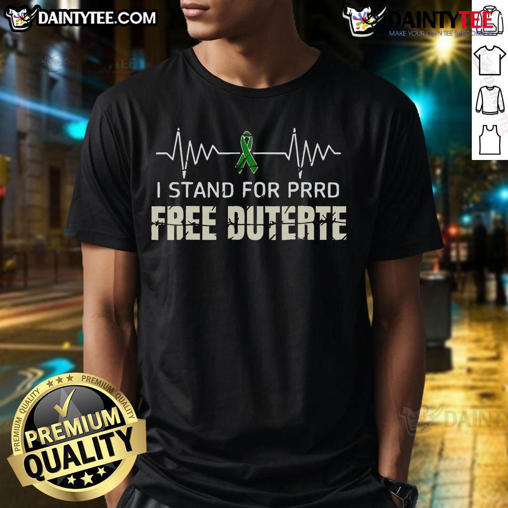 Alt Text: Good Philippines Free Duterte Supporter President T-Shirt featuring bold graphics and vibrant colors promoting Duterte.