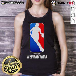 Hot Victor Wembanyama NBA Logo Tank Top featuring a stylish design perfect for basketball fans and summer wear.