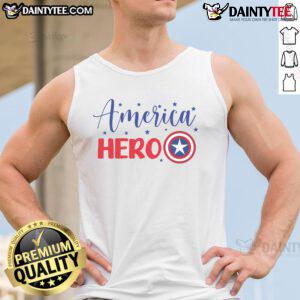 Stylish Nice America Hero Tank Top featuring a bold graphic design, perfect for summer casual wear.