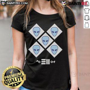 Official 311 Blue Album Alien X Keys Ladies Tee showcasing vibrant graphics and stylish design for fans of the band.