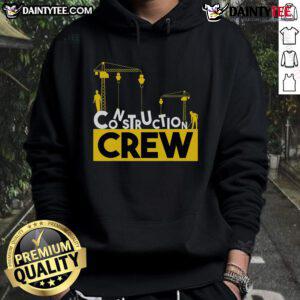 Alt Text: Awesome construction crew wearing matching family hoodies and dad hoodie, showcasing teamwork and style.