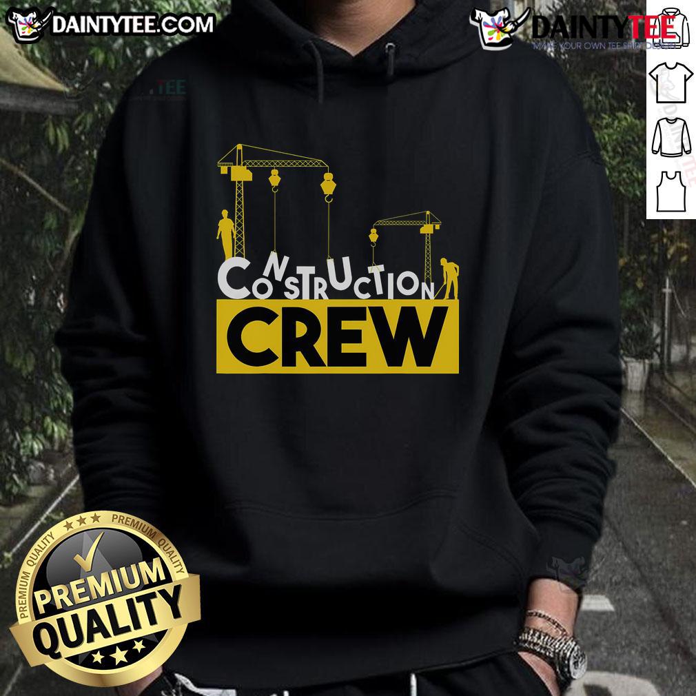 Alt Text: Awesome construction crew wearing matching family hoodies and dad hoodie, showcasing teamwork and style.