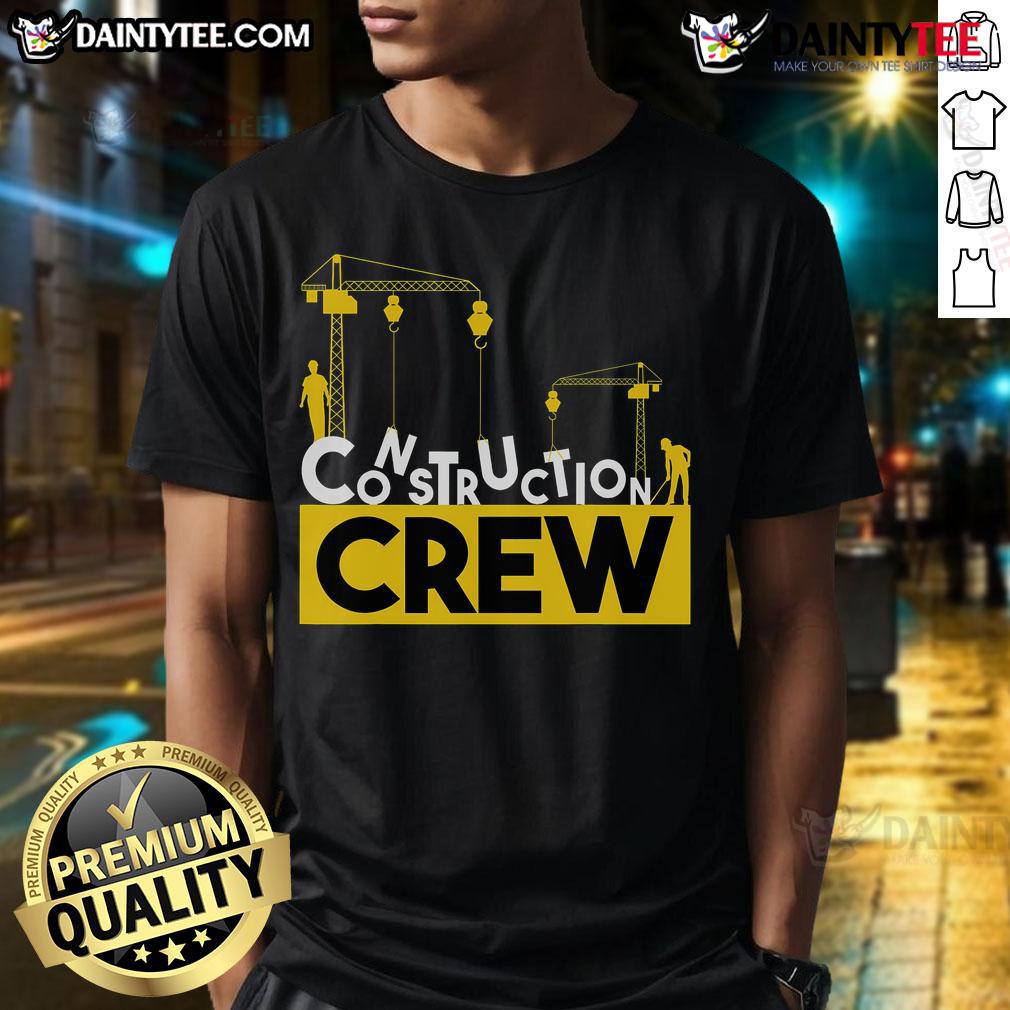 Awesome construction crew family matching t-shirts for dad and kids, perfect for bonding and fun family activities.